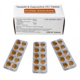 Super Tadarise 80mg 10顆裝 超級犀利士=犀利士(Tadalafil 20mg)+達泊西丁(Dapoxetine 60mg) 便宜 硬 持久