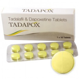 Tadapox 10顆裝 超級犀利士=犀力士(Tadalafil 20mg)+達泊西丁(Dapoxetine 60mg)
